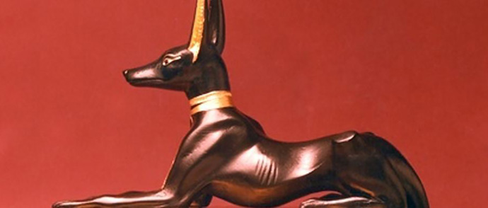 Anubis the Jackel-headed ancient Egyptian God